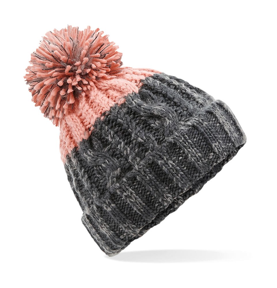 Apres Beanie - graphite grey/blush