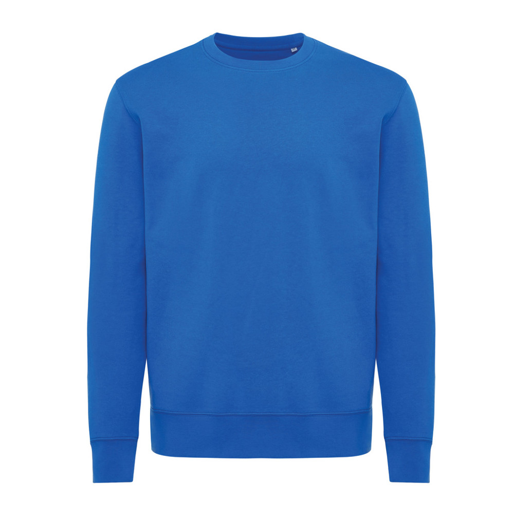 IQONIQ Etosha lichtgewicht gerecycled katoen sweater - royal blue (± PMS 19-4050 TCX)