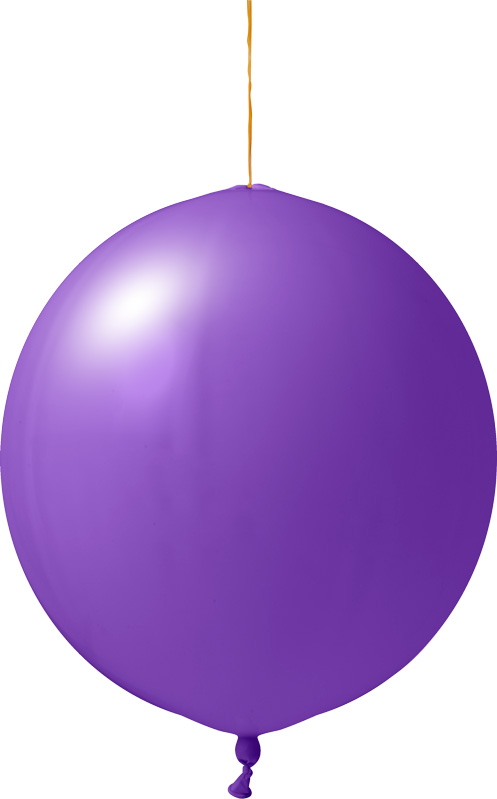 Punchballs bedrukt Qualityprint Ø 45 cm / omvang 120-130 cm / 18 inch - Lila (6049)