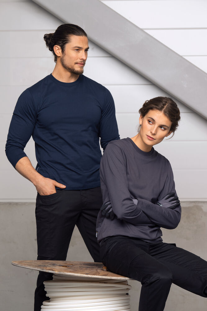 Jobman - 5130 Longsleeve T-shirt Zwart M