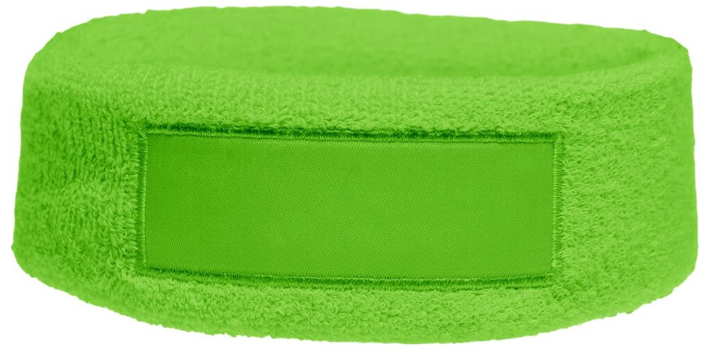 Nilton's Hoofdband met label - Groen (PMS 7488c) / Groen