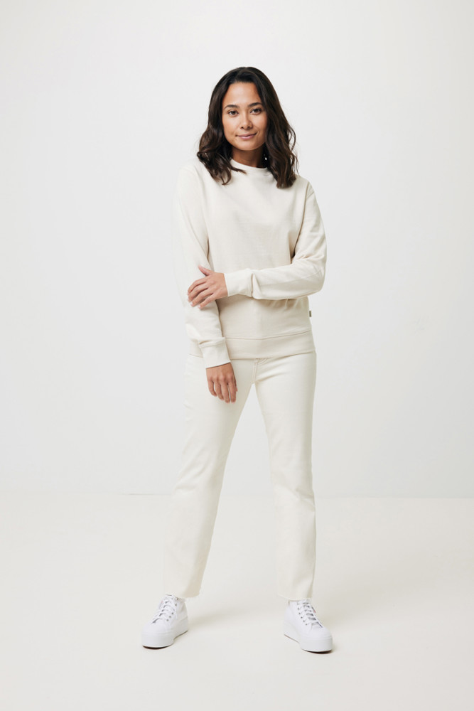 IQONIQ Denali gerecycled katoen sweater ongeverfd