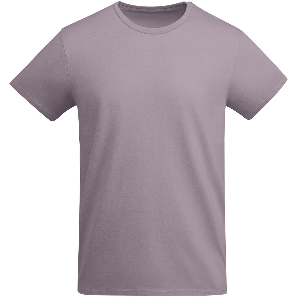 Breda 175 g/m² biologisch katoenen herenshirt met korte mouwen - lavendel