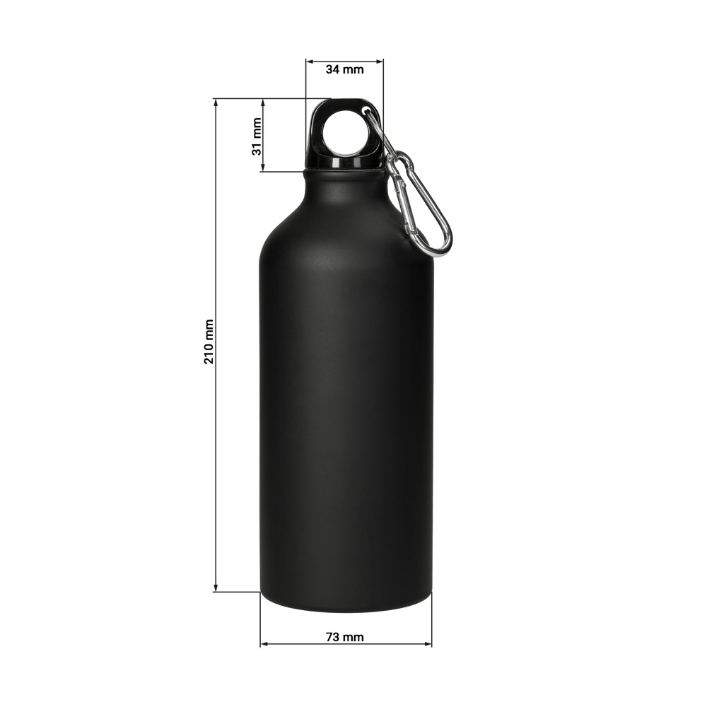 Aluminiumfles "Sporty" 0,6 l mat