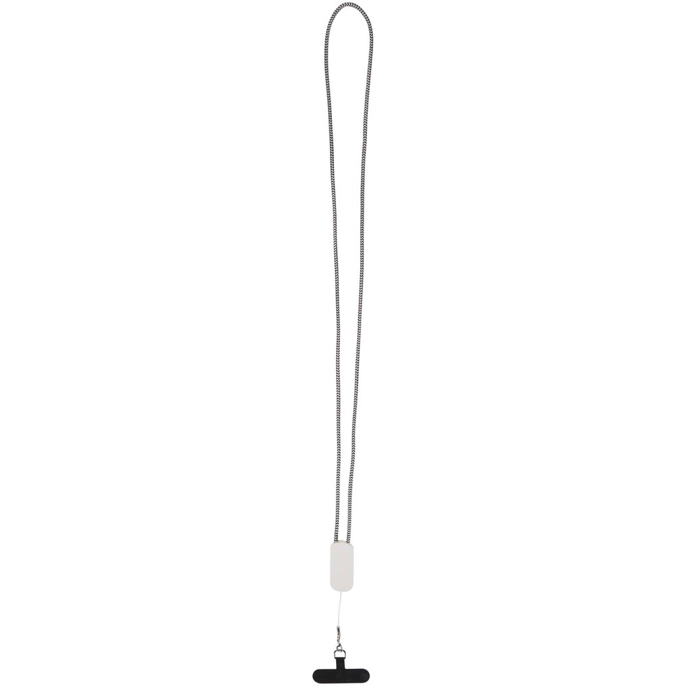 Anser gerecycleerde plastic smartphonesnoer met geïntegreerde 27W 5-in-1 kabel - wit