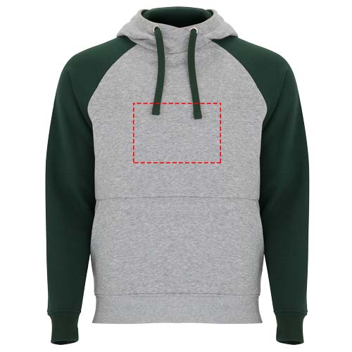 Badet 280 g/m² tweekleurige kinderhoodie