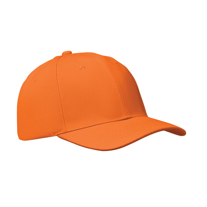 BUFFALO - 6 panelen baseballpet 260g/m² - Oranje