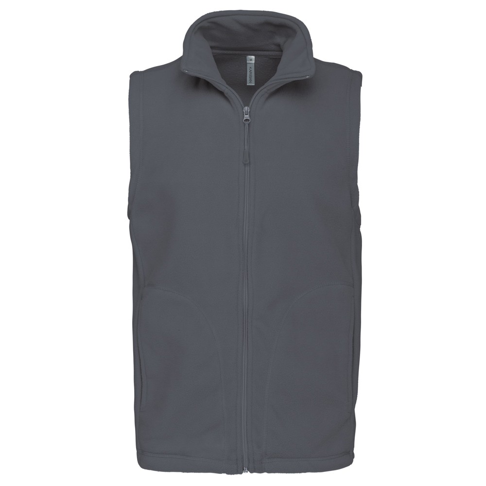 Bodywarmer van microfleece heren - Convoy Grey