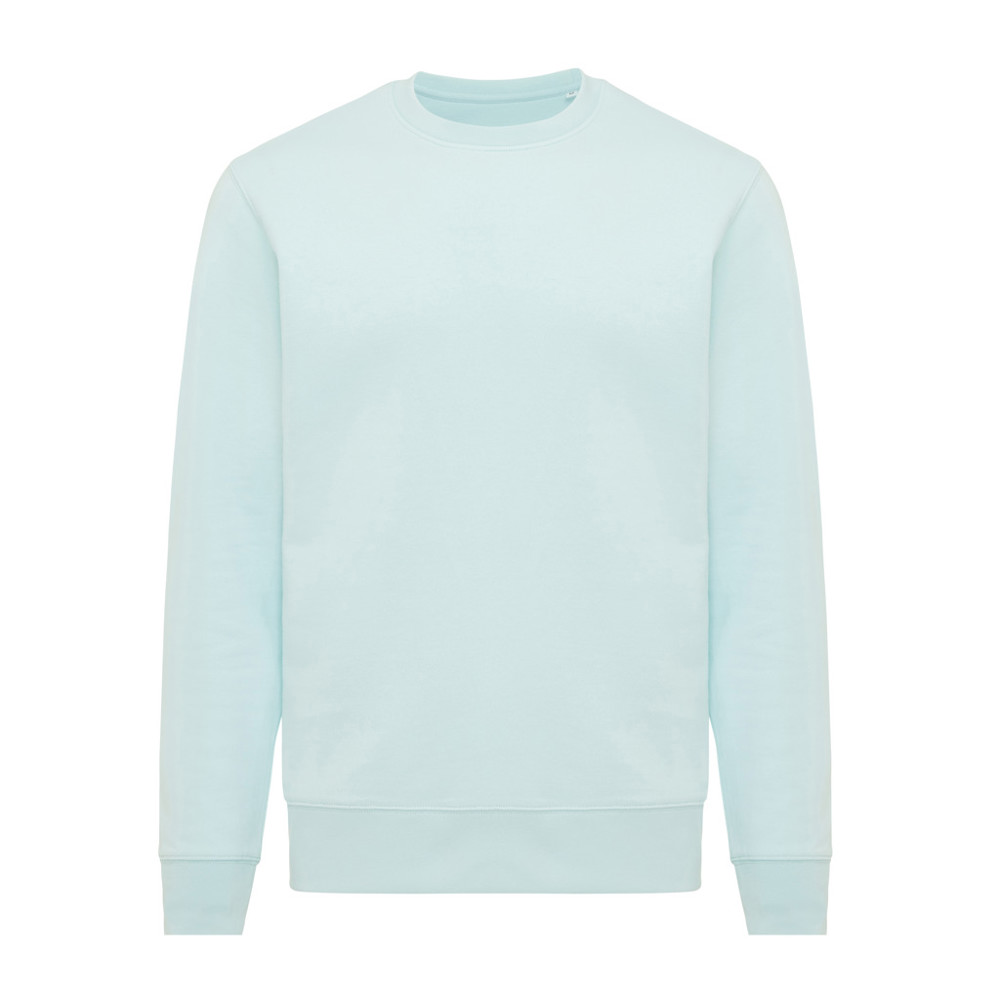 IQONIQ Etosha lichtgewicht gerecycled katoen sweater - crushed mint (± PMS 12-5410 TCX)