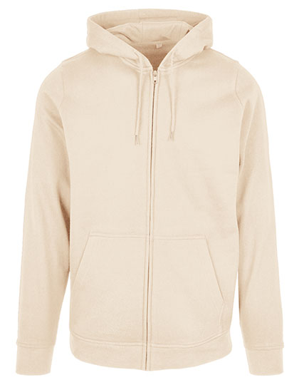 Basic Zip Hoody - Sand