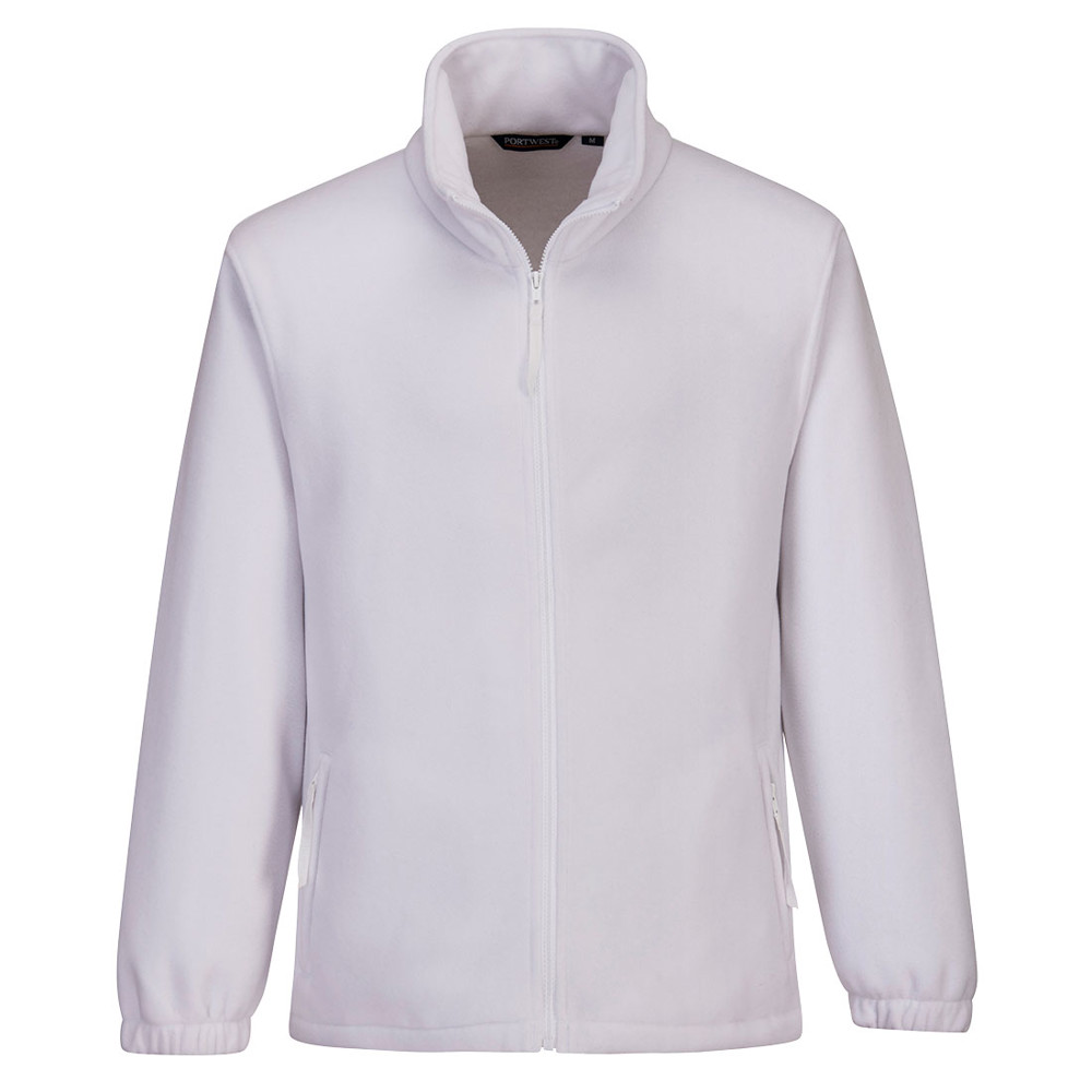 Aran Fleece Heren - white