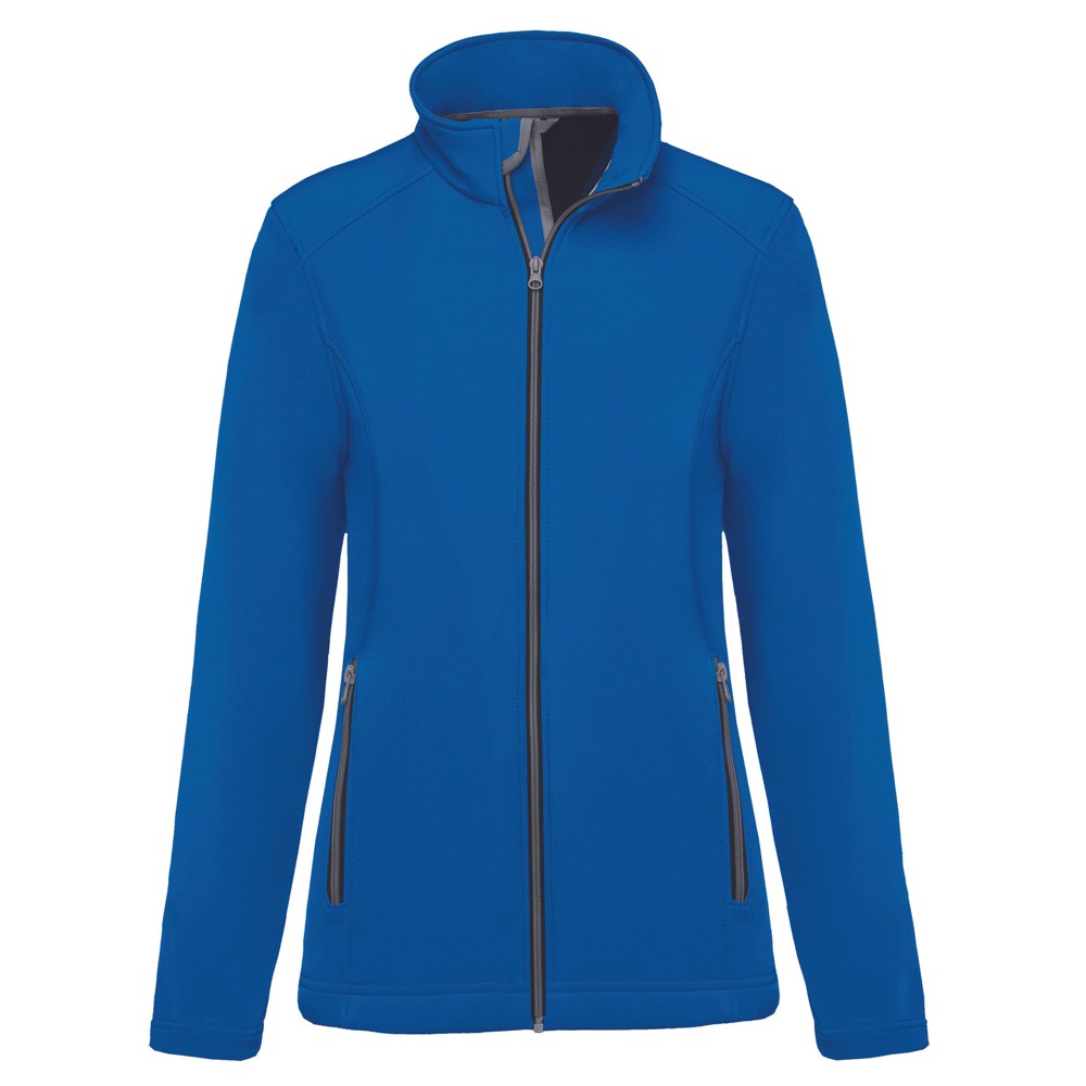 2-laagse damessoftshelljas - Light Royal Blue