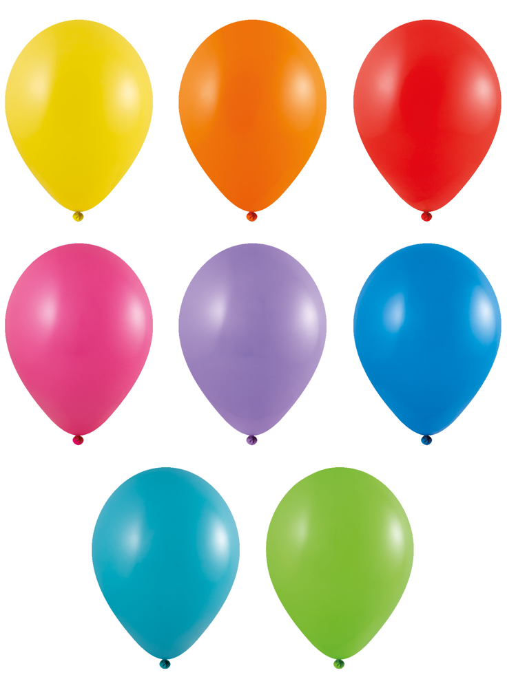 Ballonnen bedrukt qualityprint Ø 33 cm / omvang 85-95 cm / 11 inch - Assorti
