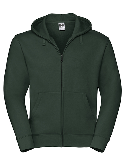 Authentic Zipped Hood - bottle green
