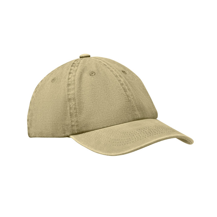 BEAU - 6 panelen baseballcap 265gr/m² - Legergroen