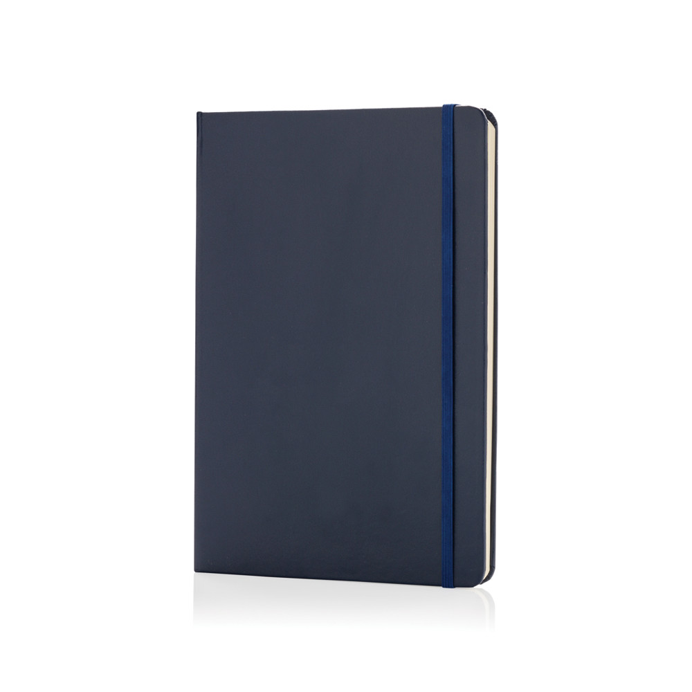 A5 hardcover notitieboek - donkerblauw (± PMS 282)
