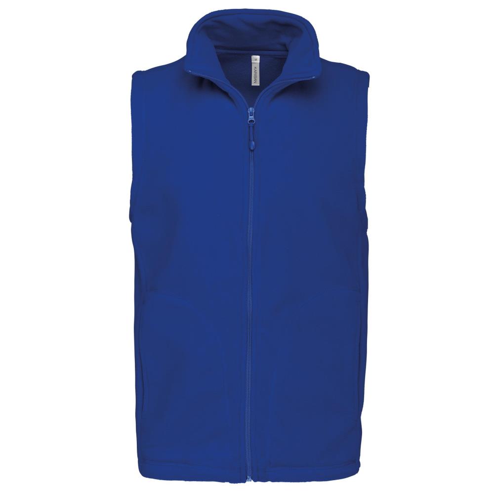 Bodywarmer van microfleece heren - Royal Blue