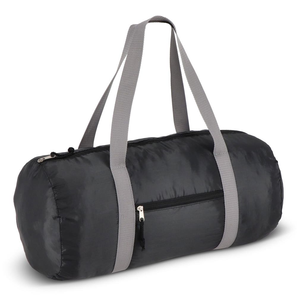 190T gerecycled PET lichtgewicht sport- en reistas 48 x 23 x 23 cm 20 L - zwart