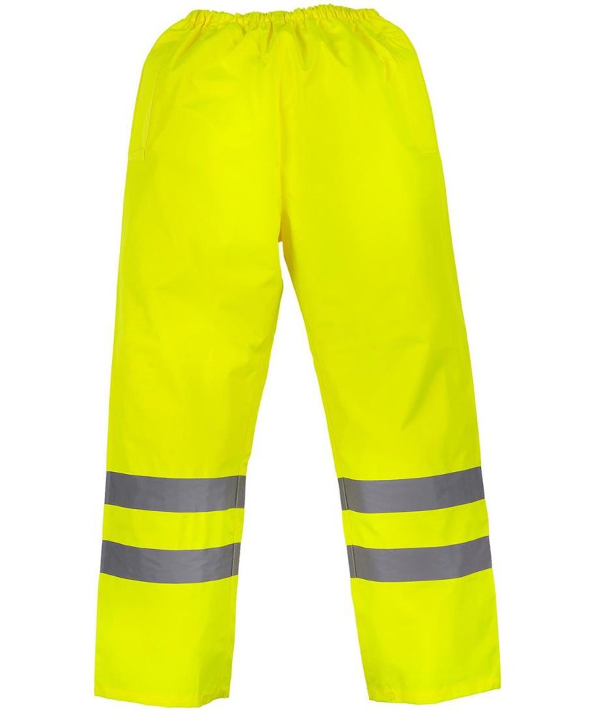 Ademende regenbroek Hi-Vis Soft Flex - Hi Vis Yellow