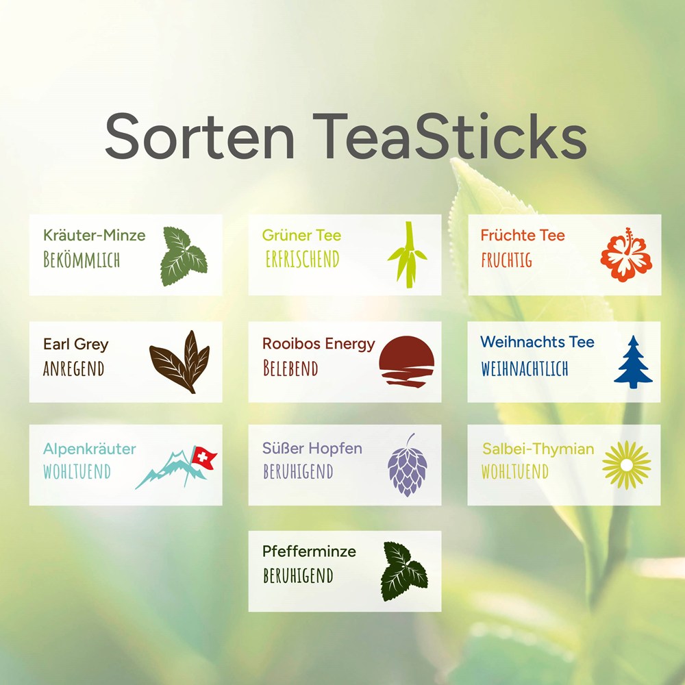 Bio TeaStick - Rooibos Energy - Individueel Design