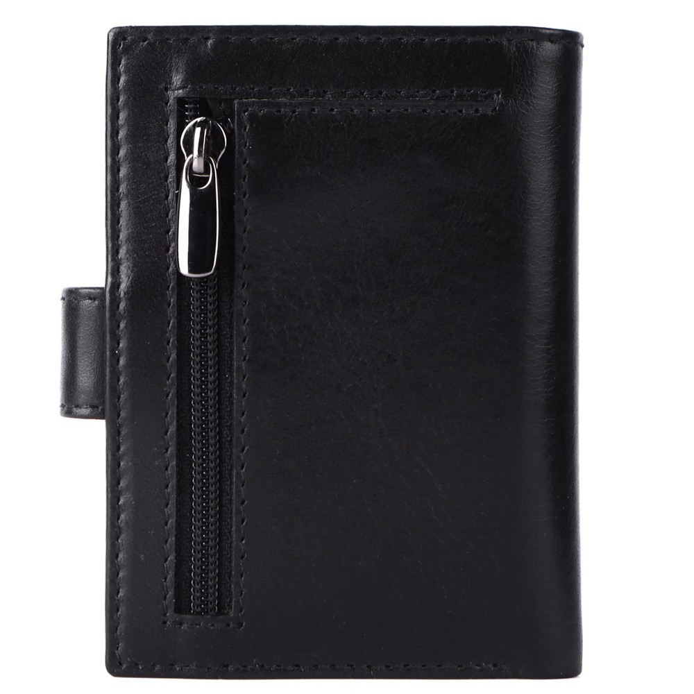 Card Wallet Leather MagSafe Luxe Black