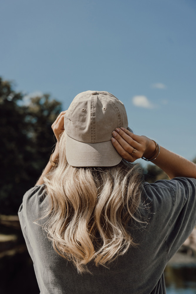 BEAU AWARE™ Washed 6 panel 270gsm cotton twill cap