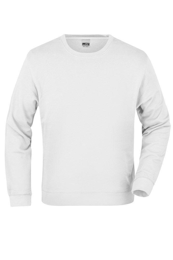 Basic Sweat - Wit (ca. Pantone white)