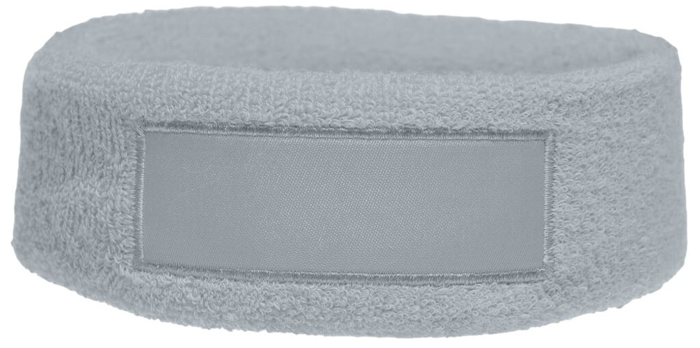 Nilton's Hoofdband met label - Grijs (PMS 429c) / Grijs