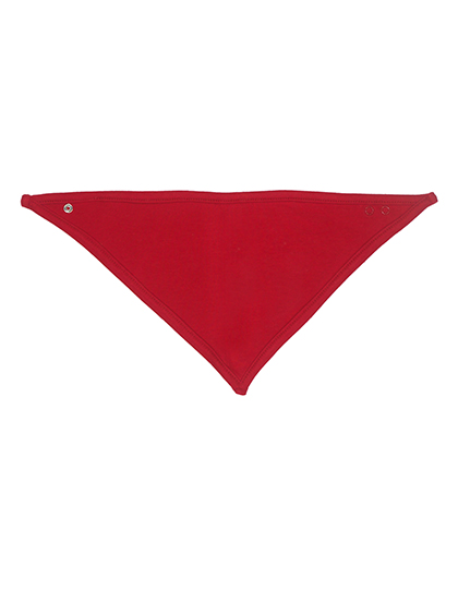 Bandana Bib - white/red