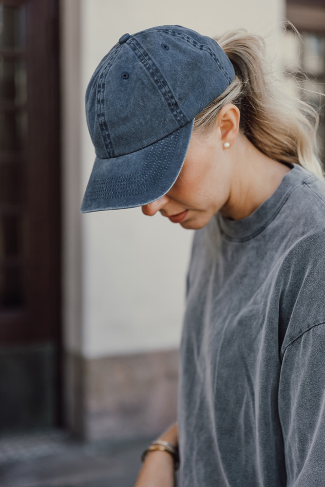 BEAU AWARE™ Washed 6 panel 270gsm cotton twill cap