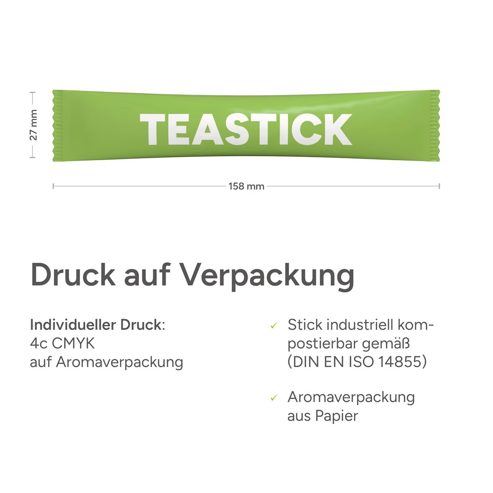 Bio TeaStick - Rooibos Energy - Individueel Design