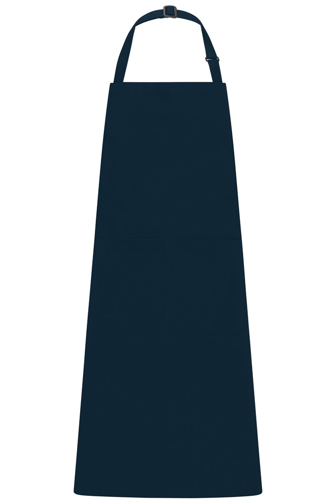 Apron with Bib - Navy (ca. Pantone 296C)