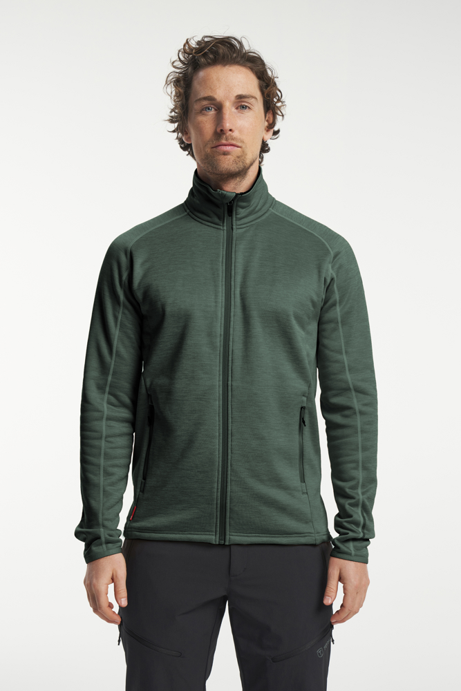 TXlite Midlayer Zip Heren - groen