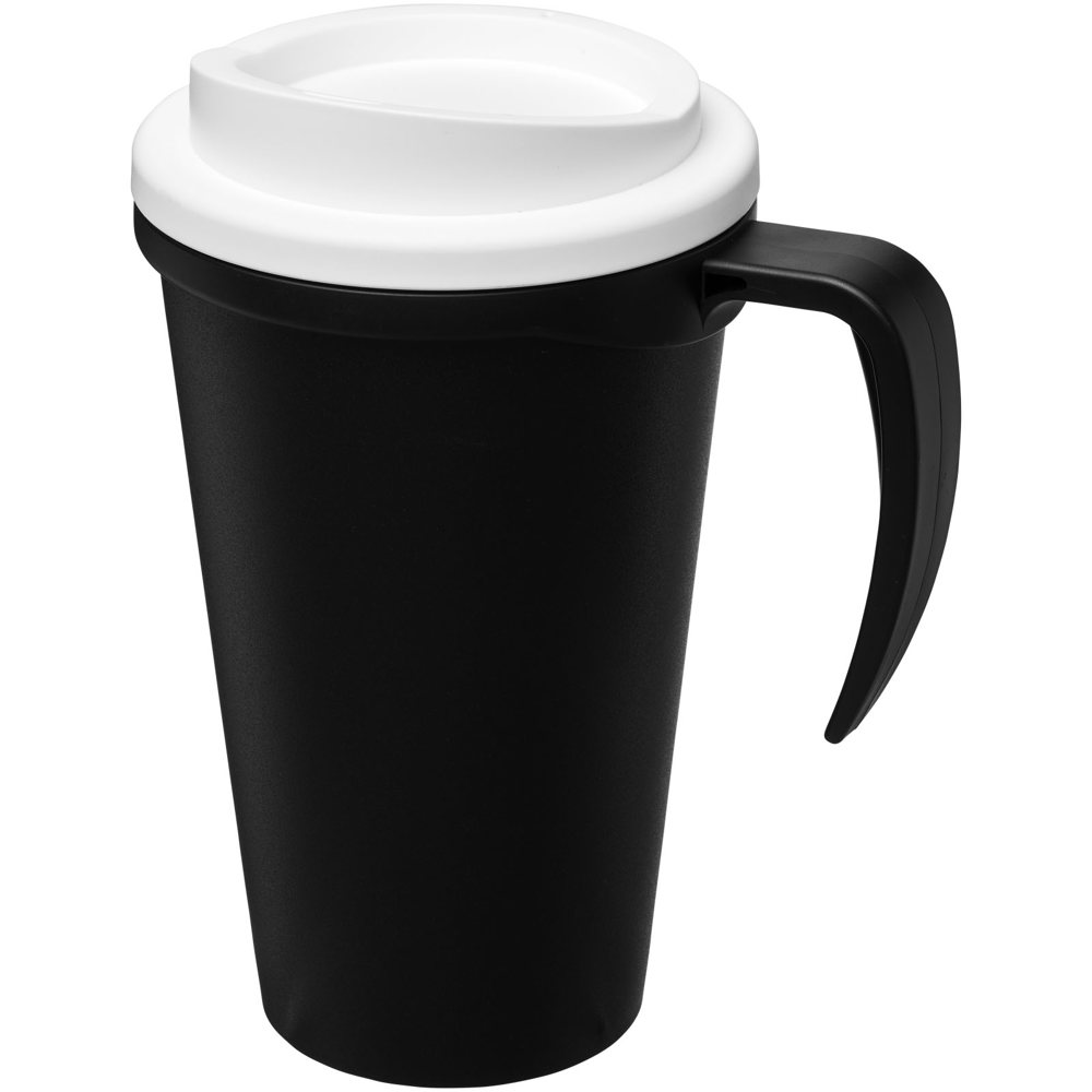 Americano® grande 350 ml geïsoleerde beker - Zwart, Wit