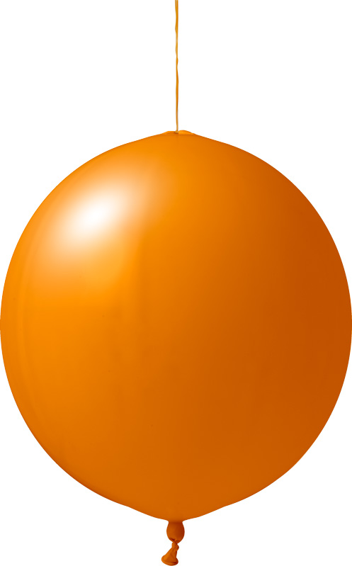 Punchballs bedrukt Qualityprint Ø 45 cm / omvang 120-130 cm / 18 inch - Oranje (6004)