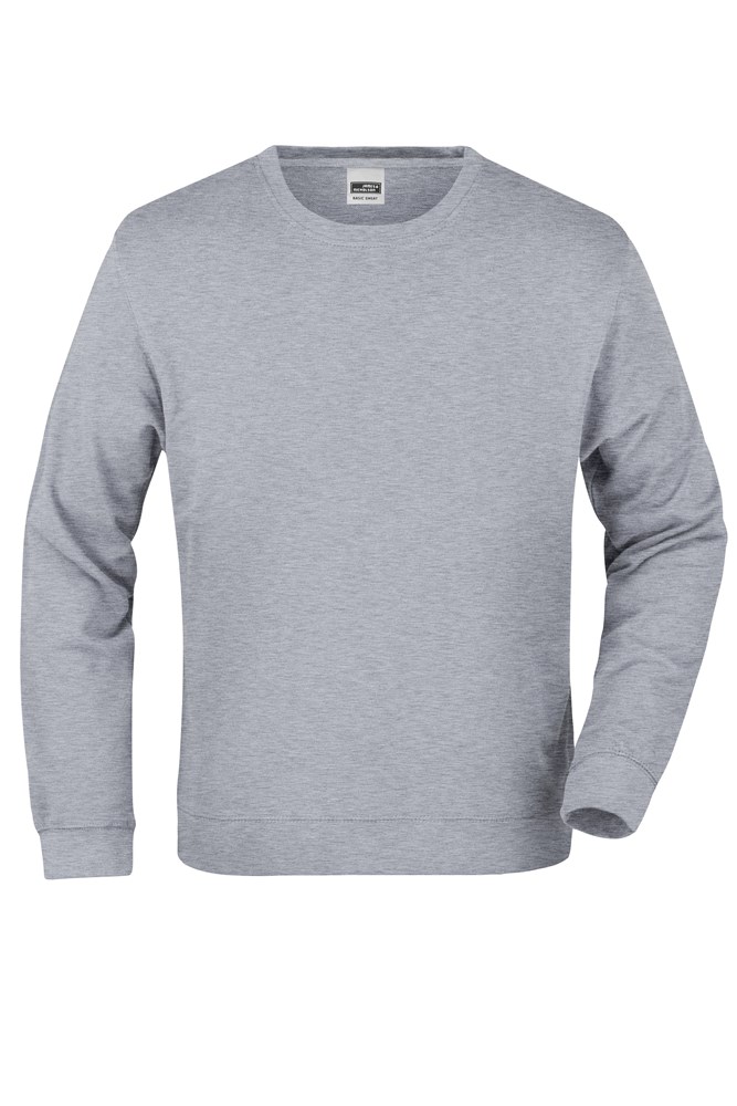 Basic Sweat - Heather-grijs (ca. Pantone CoolGray1C)