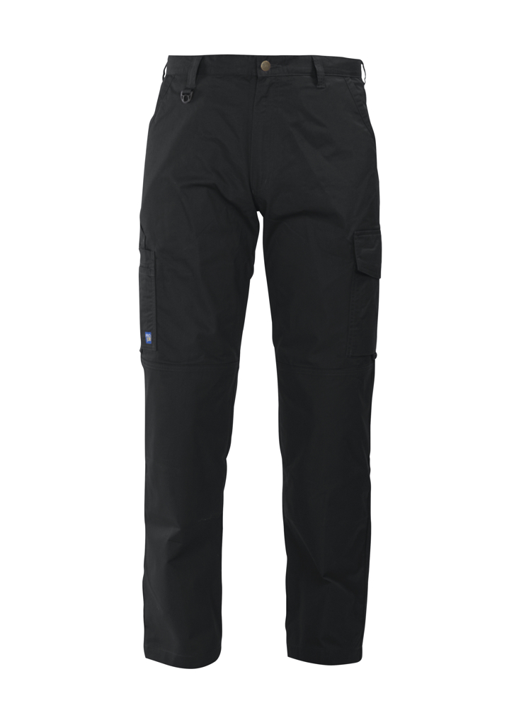 2506 BROEK MET KNIEZAKKEN - Zwart