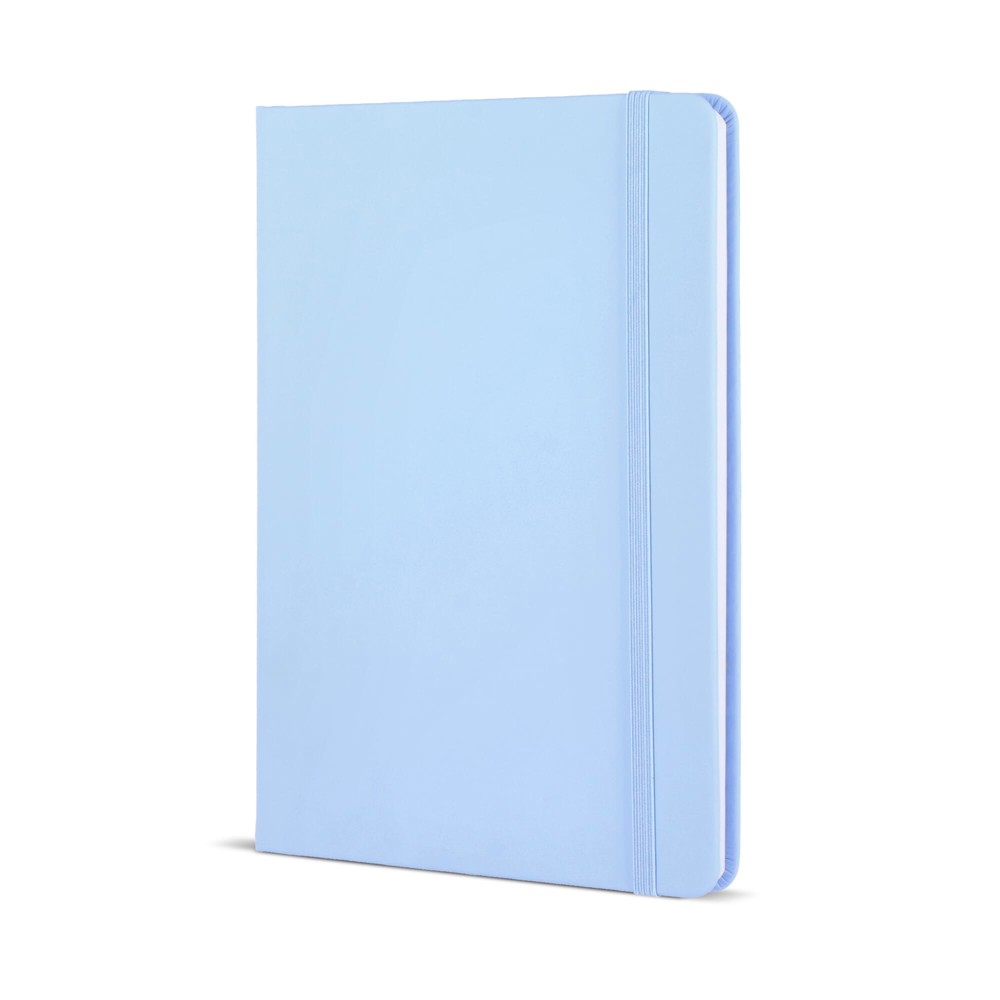 A5-notitieboek van PU - pastel blauw