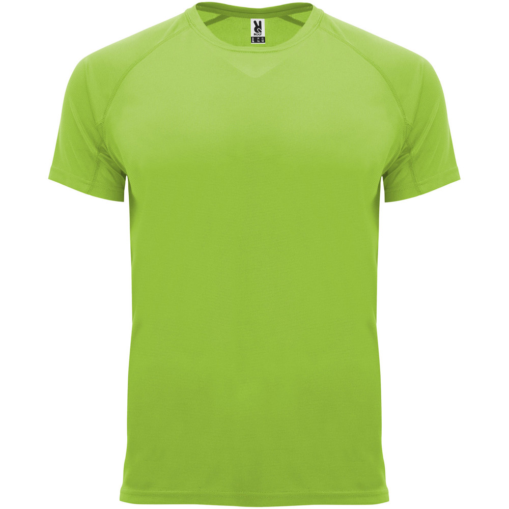 Bahrain 135 g/m² sportshirt met korte mouwen voor heren - lime
