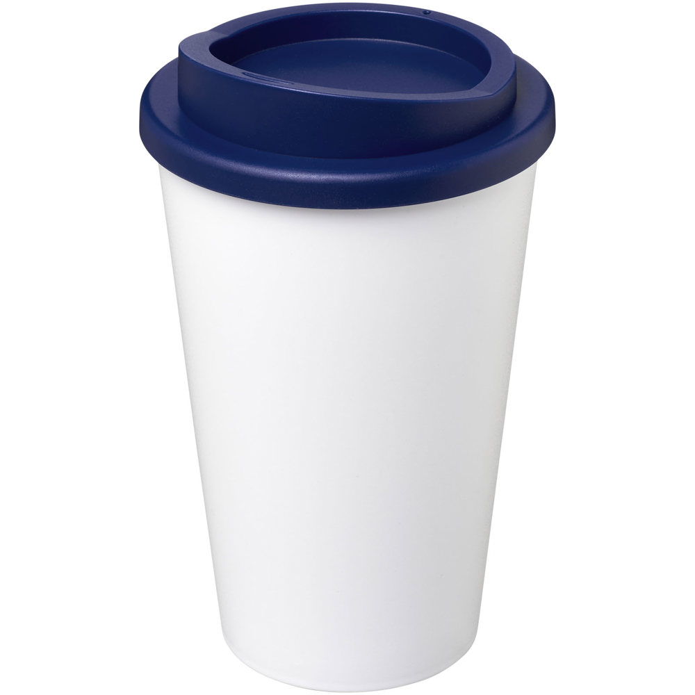 Americano® geïsoleerde beker van 350 ml - Blauw, Wit