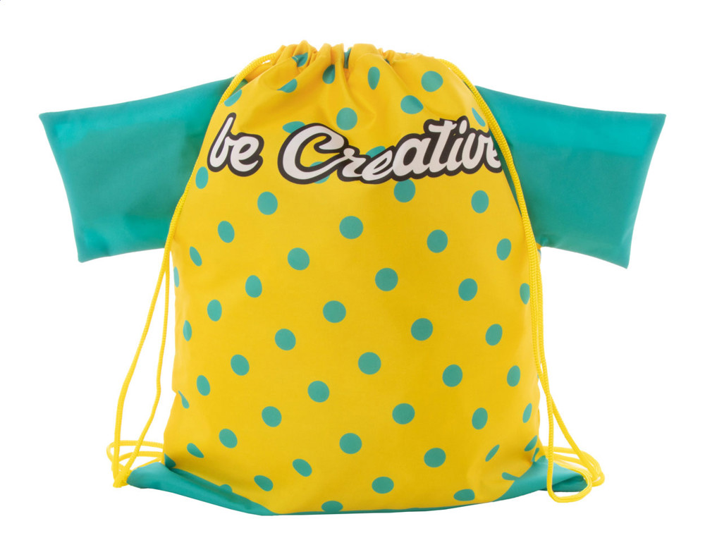 CreaDraw T - custom made trekkoord tas - Geel