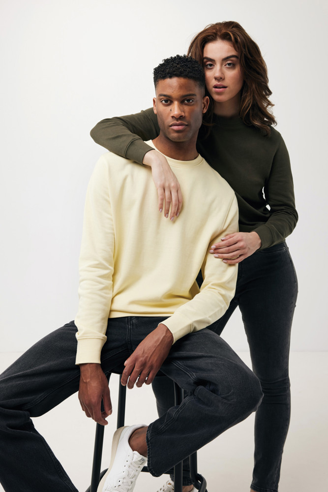 IQONIQ Etosha lichtgewicht gerecycled katoen sweater
