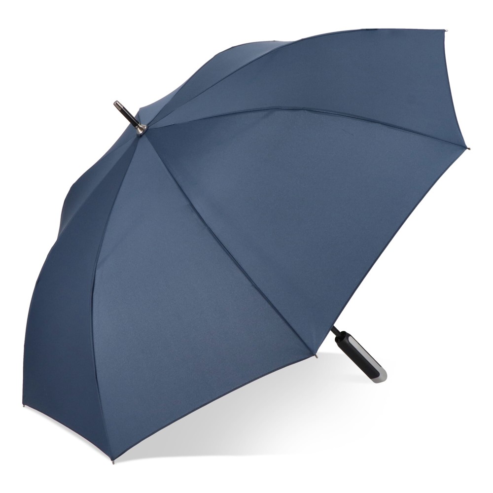 Emerantia 190T Pongee 23" Stokparaplu Auto open - donkerblauw