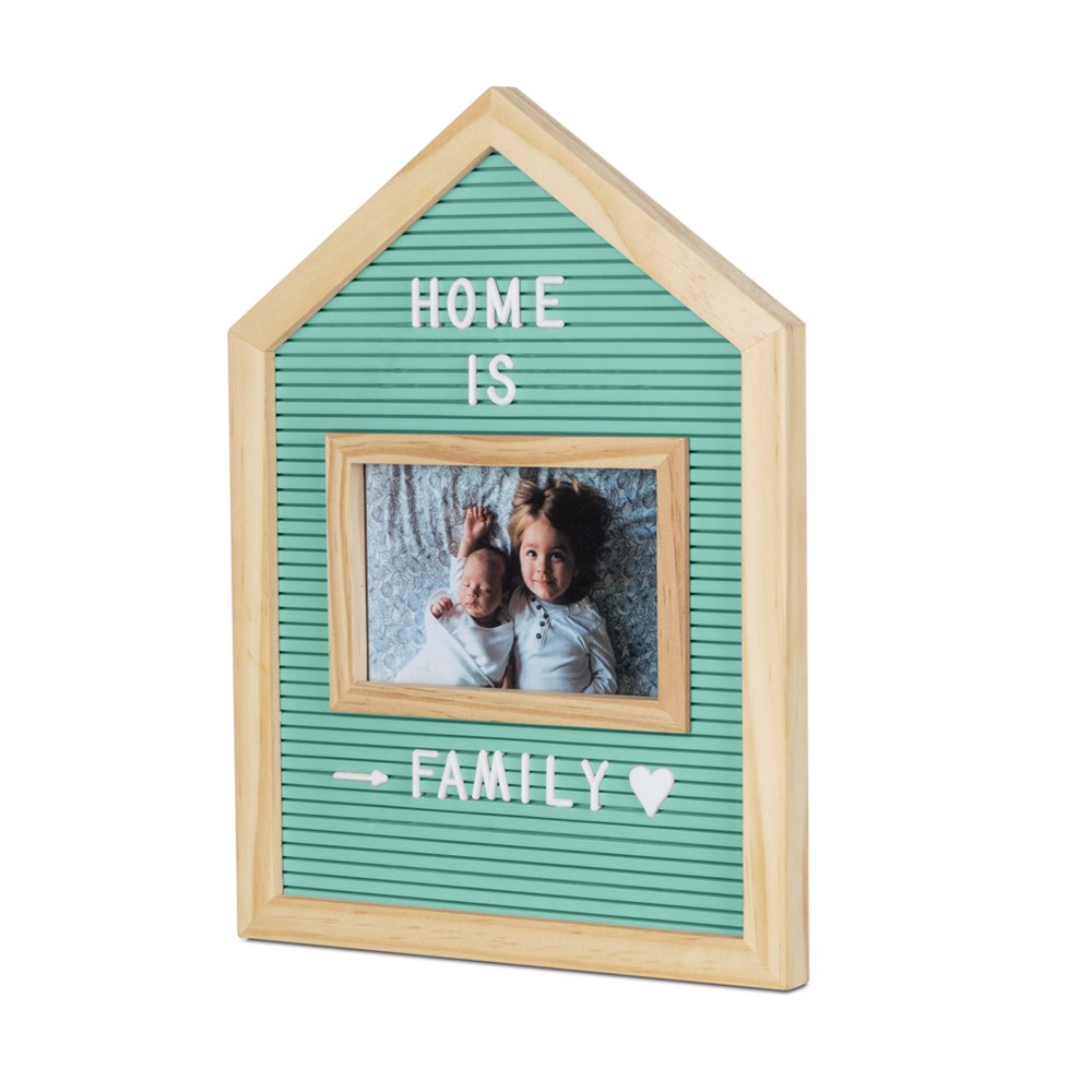 Balvi - Frame & brievenraad,Home,10x15,groen,hout