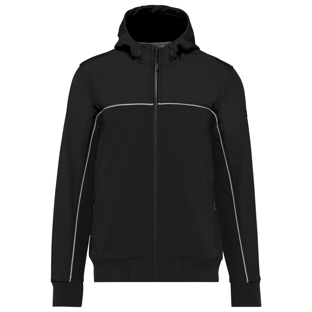 3-laags unisex softshelljas in twee kleuren