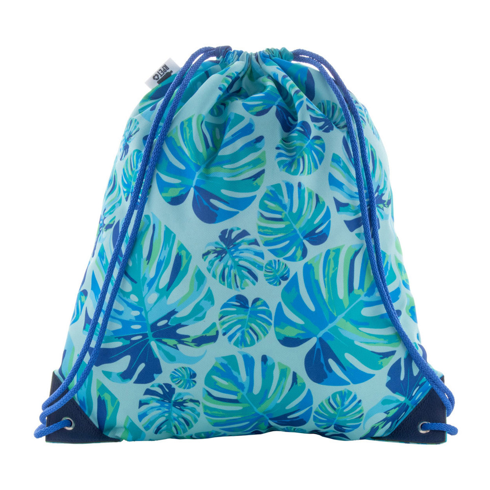 CreaDraw Supreme - Custom made trekkoord tas - blauw/wit