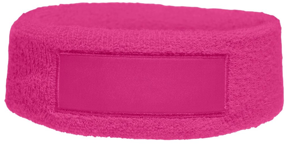 Nilton's Hoofdband met label - Roze (PMS 212c) / Roze