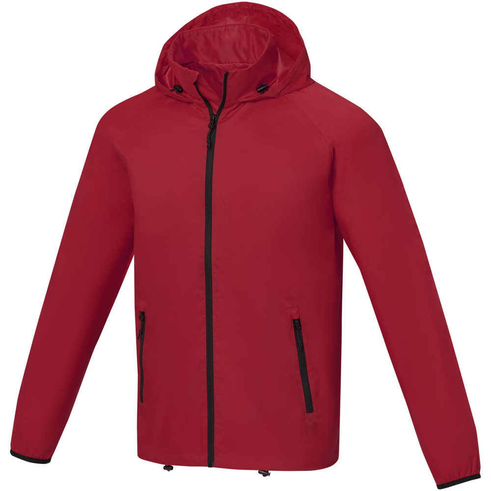 Dinlas lichtgewicht heren jas - rood