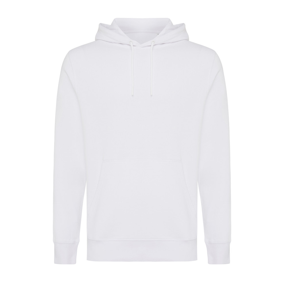 IQONIQ Rila lichtgewicht gerecycled katoen hoodie - recycled white (± PMS 11-0601 TCX)