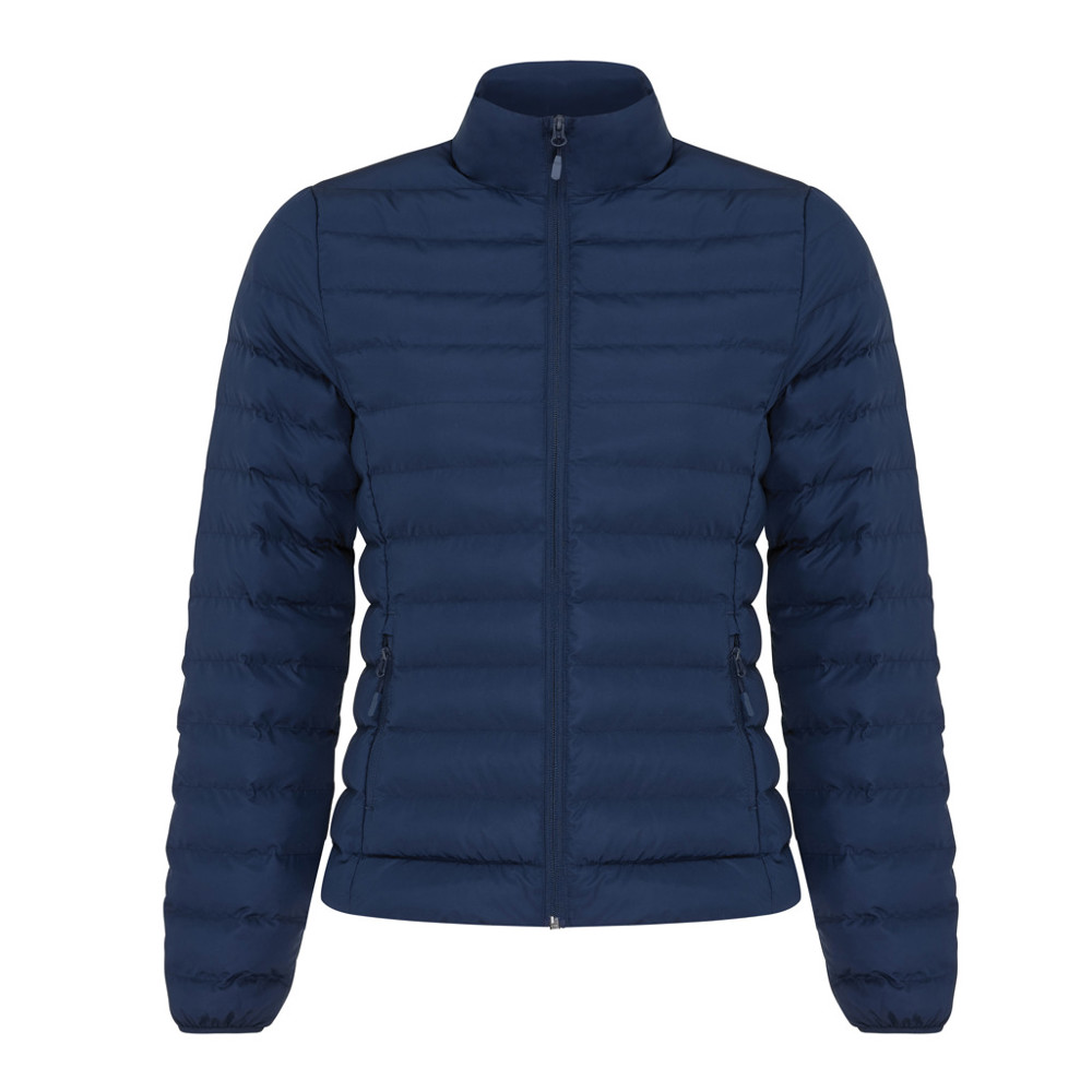IQONIQ Maiko dames gerecycled polyester jas met voering - donkerblauw (± PMS 19-3923TCX)